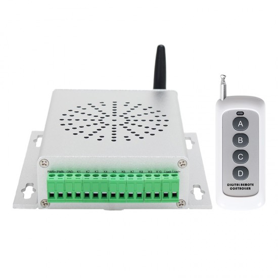 4 Key Remote MP3 Audio Player Voice Box 433MHz Wirless Remote Sound Caller Voice Announcer